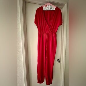 SHEIN Vibrant Red Jumpsuit
